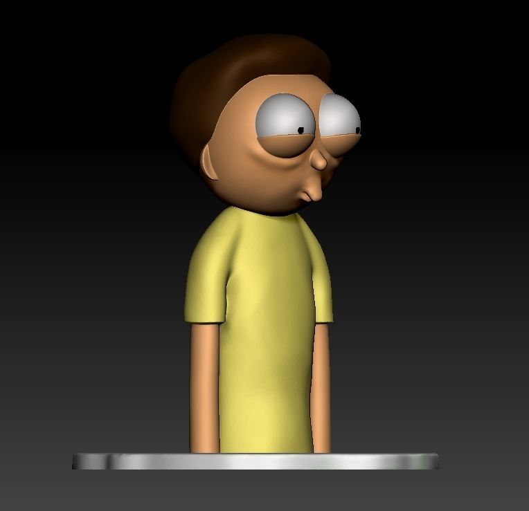 Morty and Rick 3D print model_2