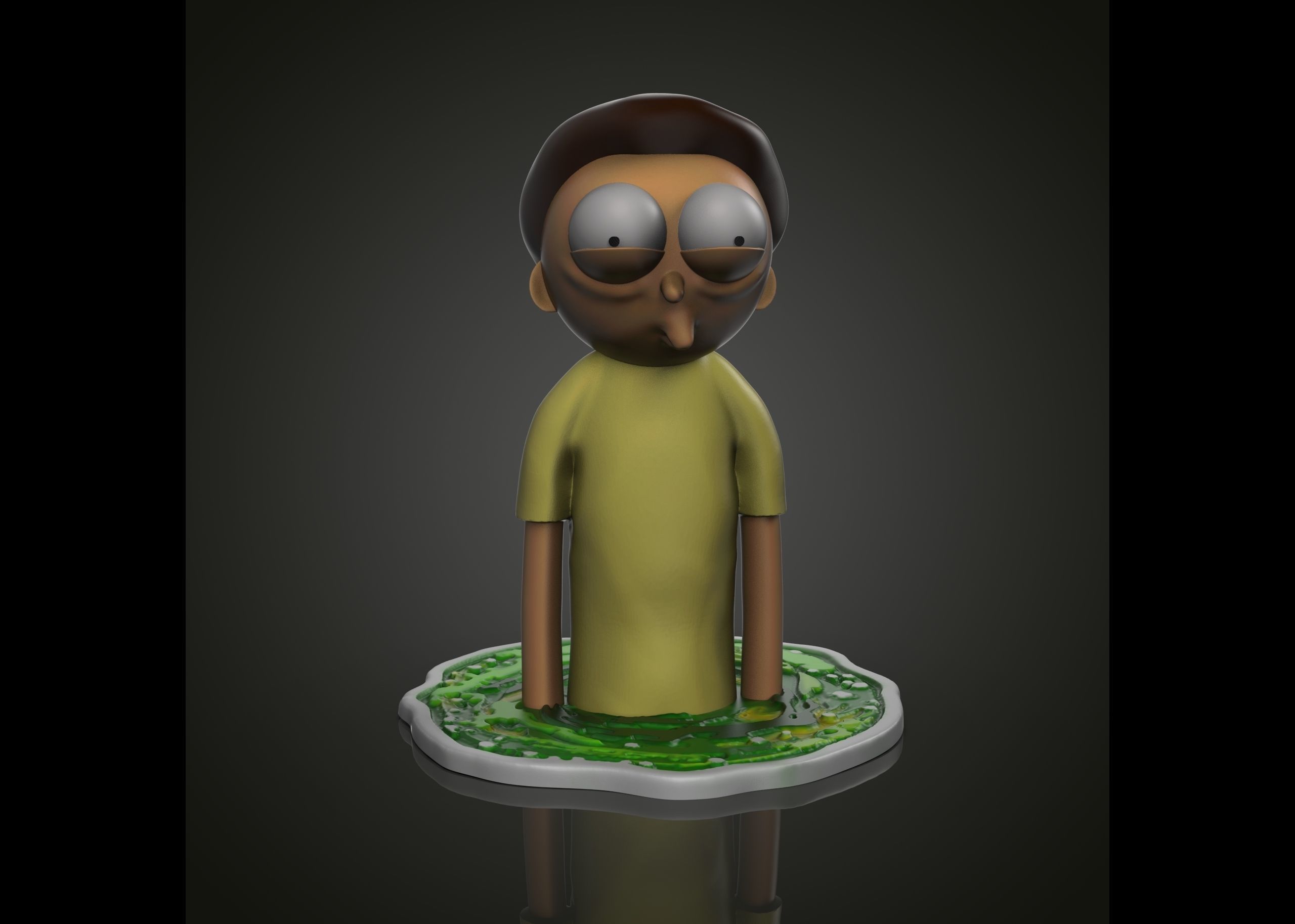 Morty and Rick 3D print model_10