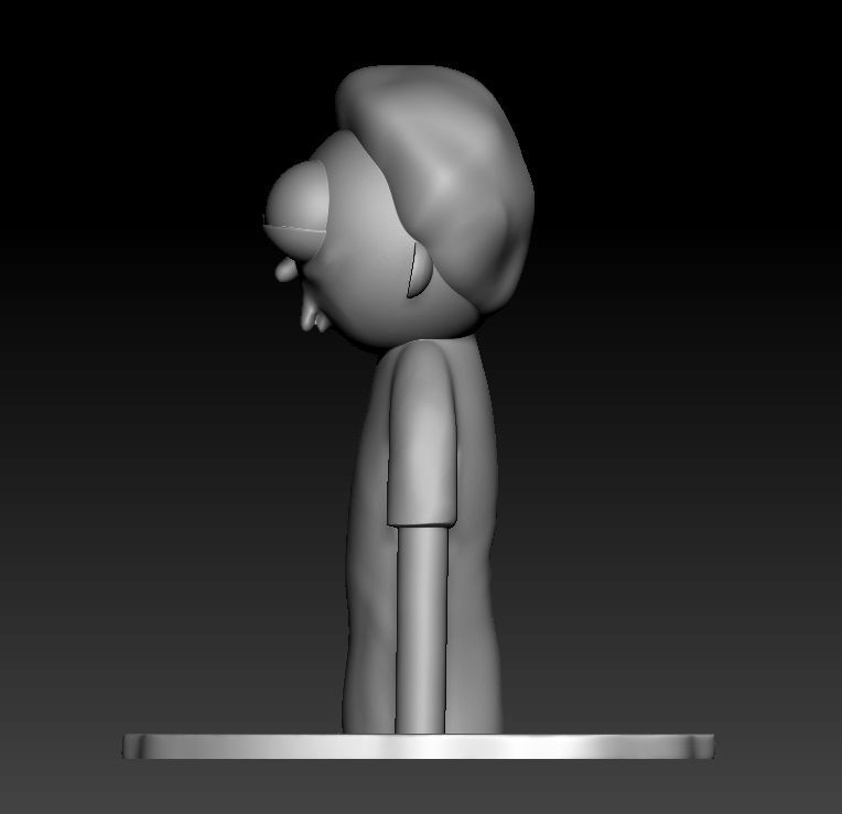Morty and Rick 3D print model_8