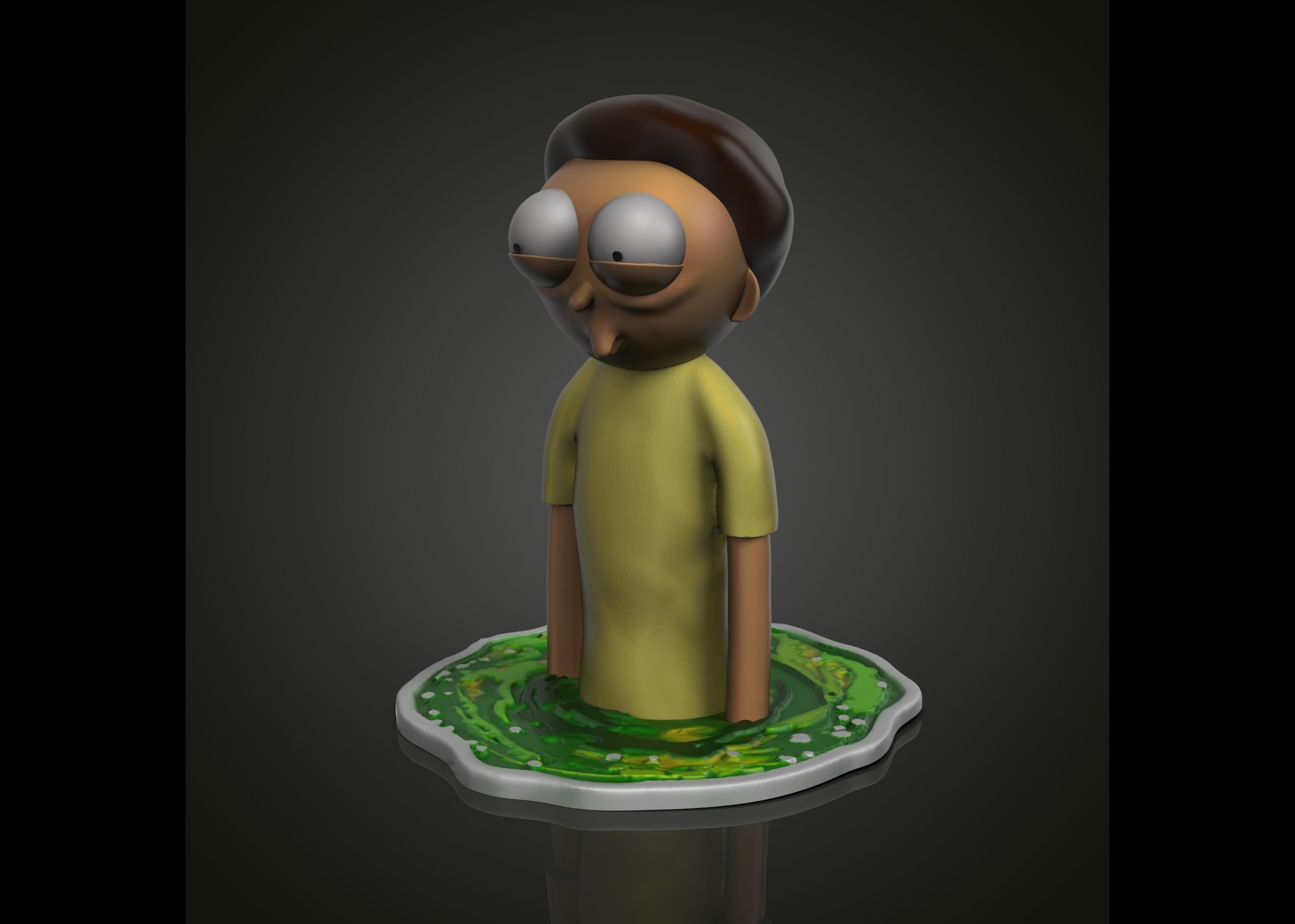 Morty and Rick 3D print model_12