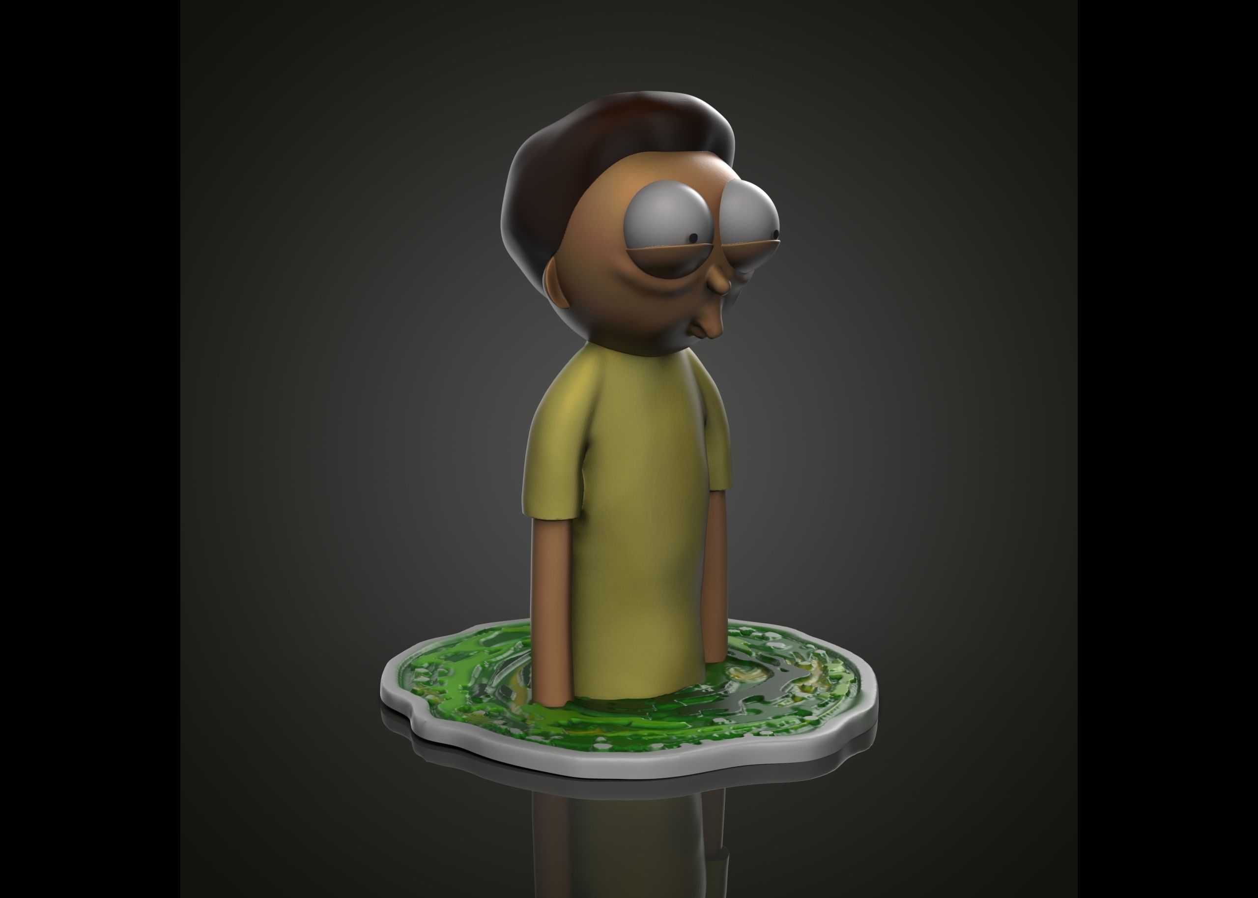 Morty and Rick 3D print model_11