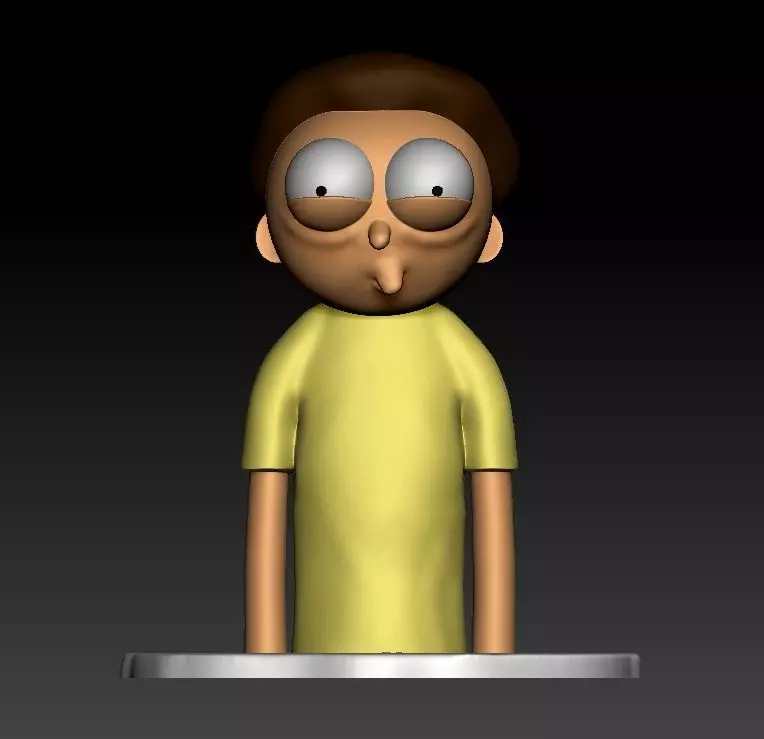 Morty and Rick 3D print model_0