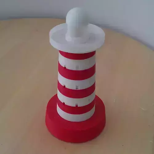Lighthouse on table