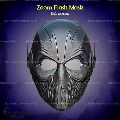Zoom Flash Mask Cosplay DC - STL File 3D print model