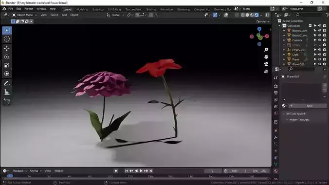 Flowers two in program