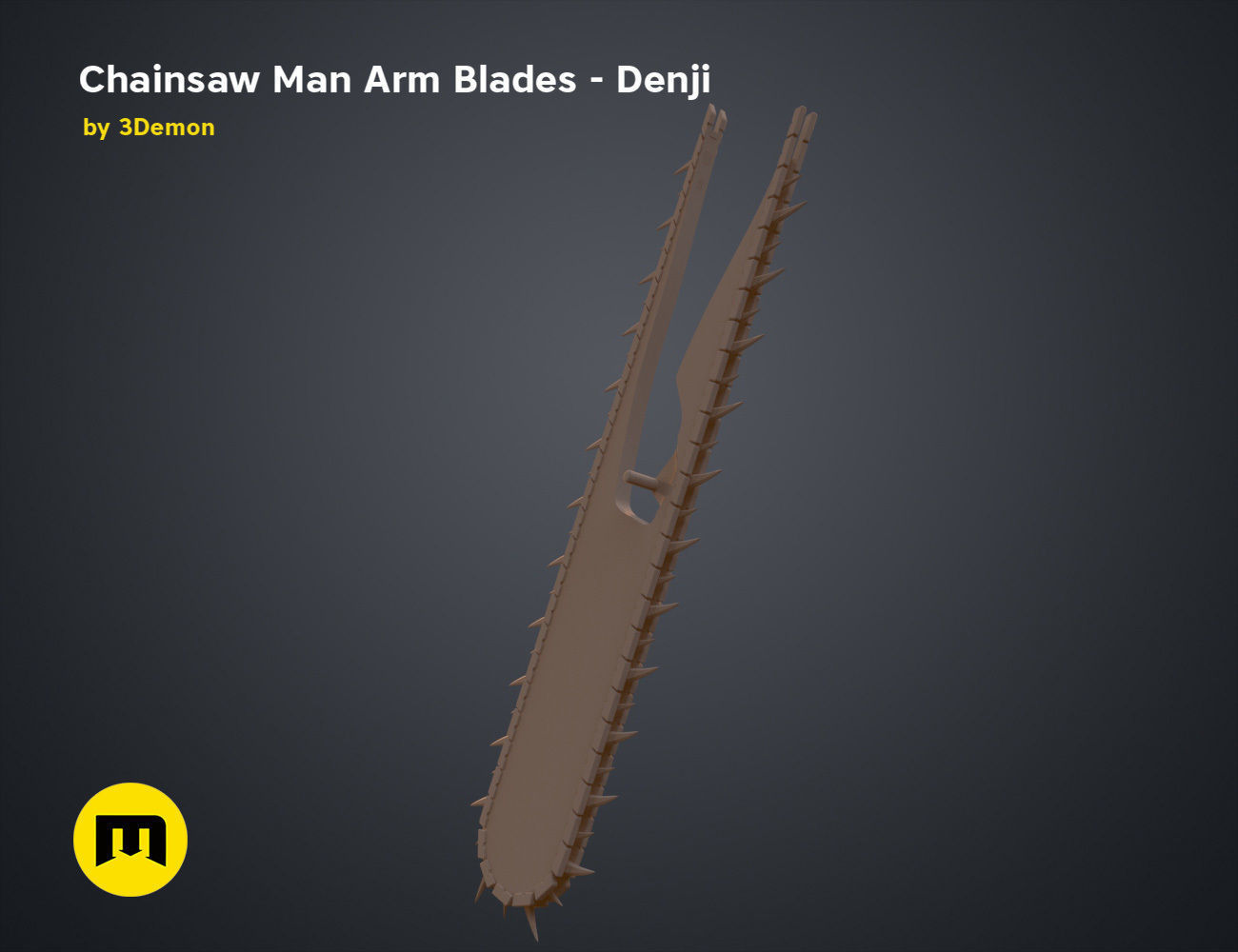 Chainsaw Man Arm Blades - Denji 3D print model_17