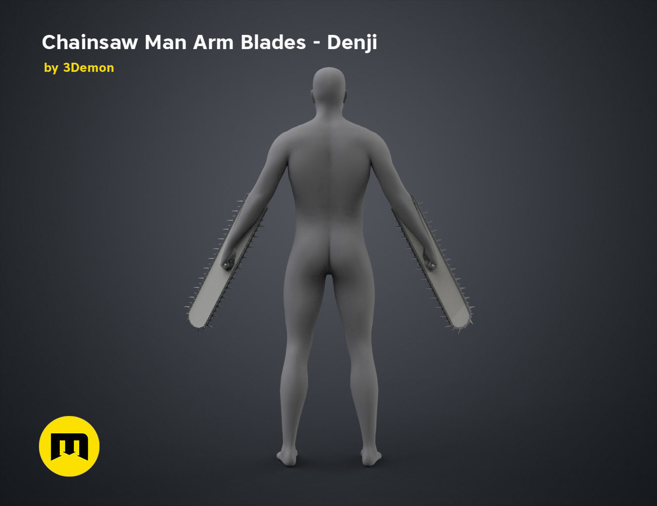 Chainsaw Man Arm Blades - Denji 3D print model_33