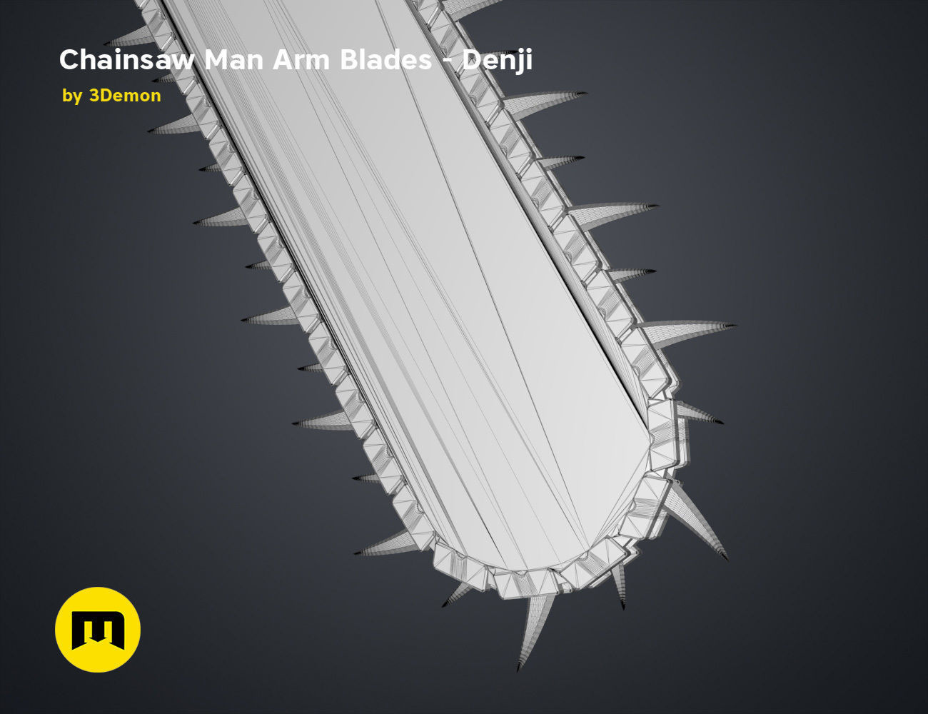 Chainsaw Man Arm Blades - Denji 3D print model_12