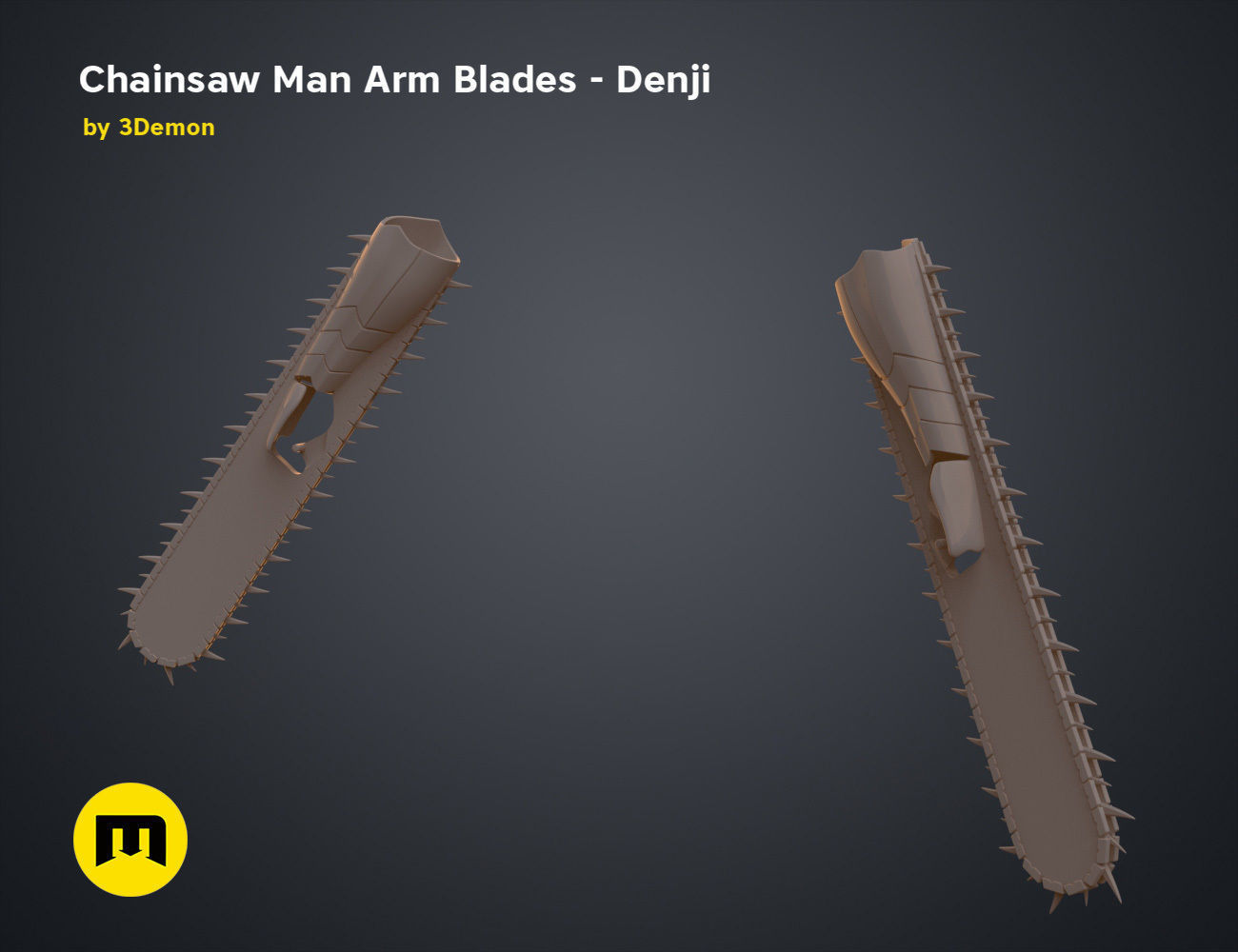Chainsaw Man Arm Blades - Denji 3D print model_9