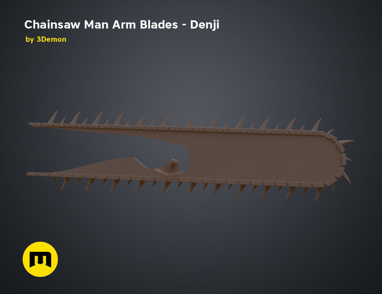 Chainsaw Man Arm Blades - Denji 3D print model_15