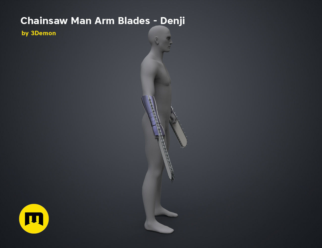 Chainsaw Man Arm Blades - Denji 3D print model_22
