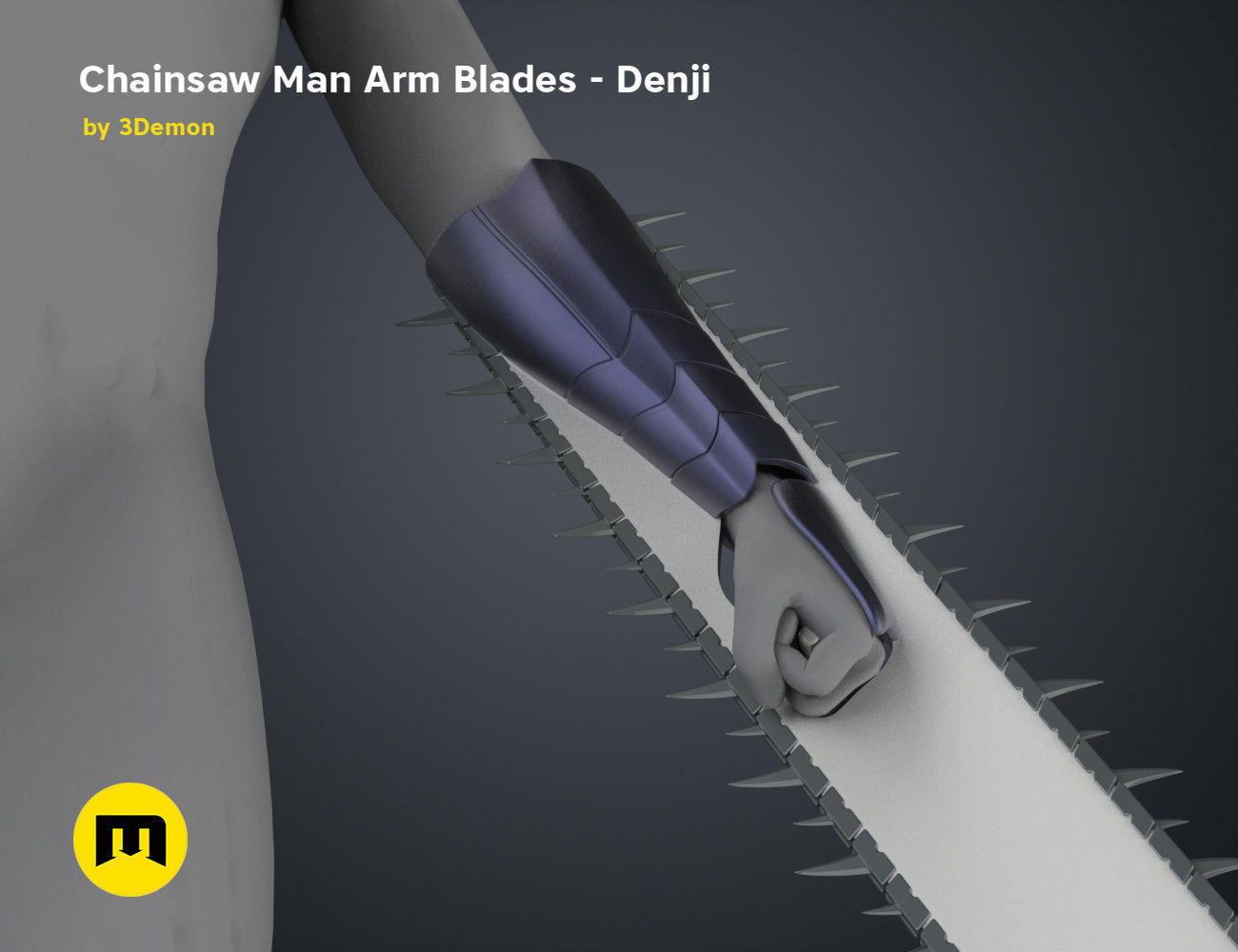 Chainsaw Man Arm Blades - Denji 3D print model_2