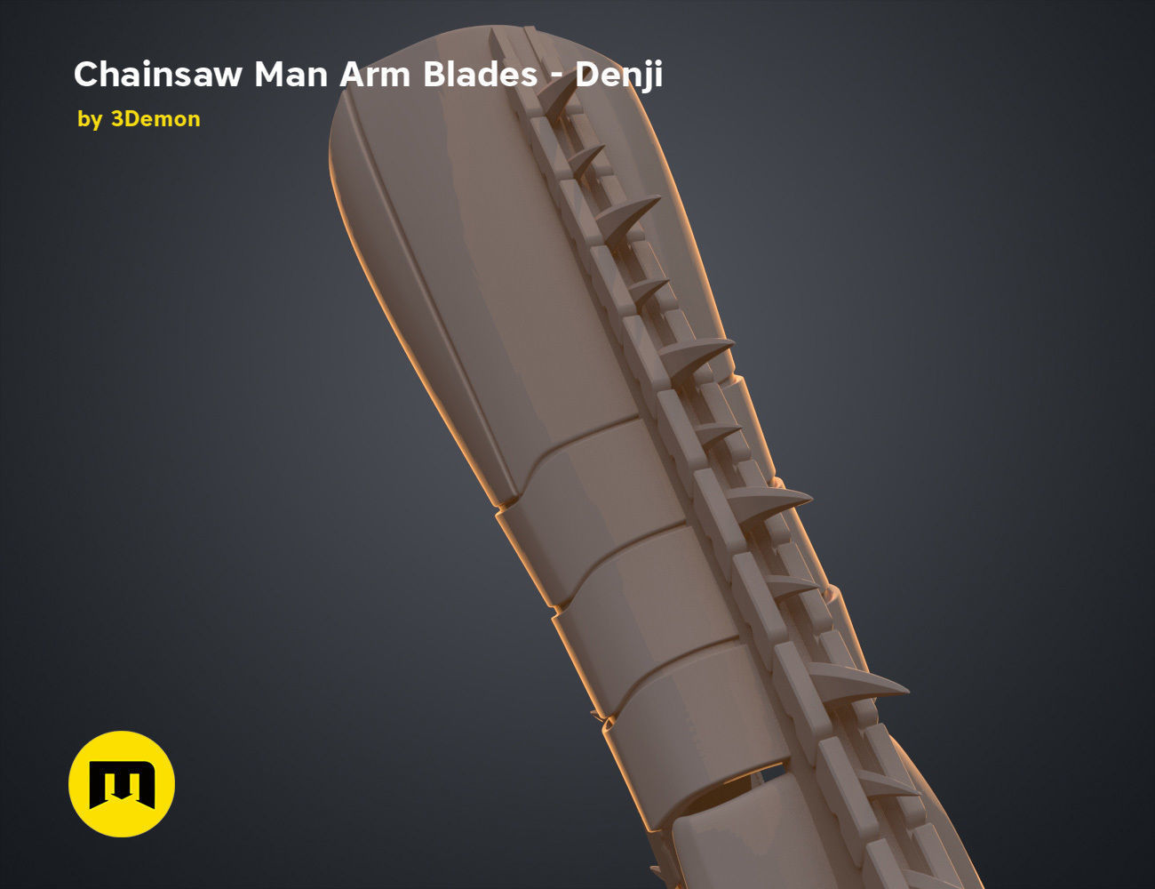 Chainsaw Man Arm Blades - Denji 3D print model_13
