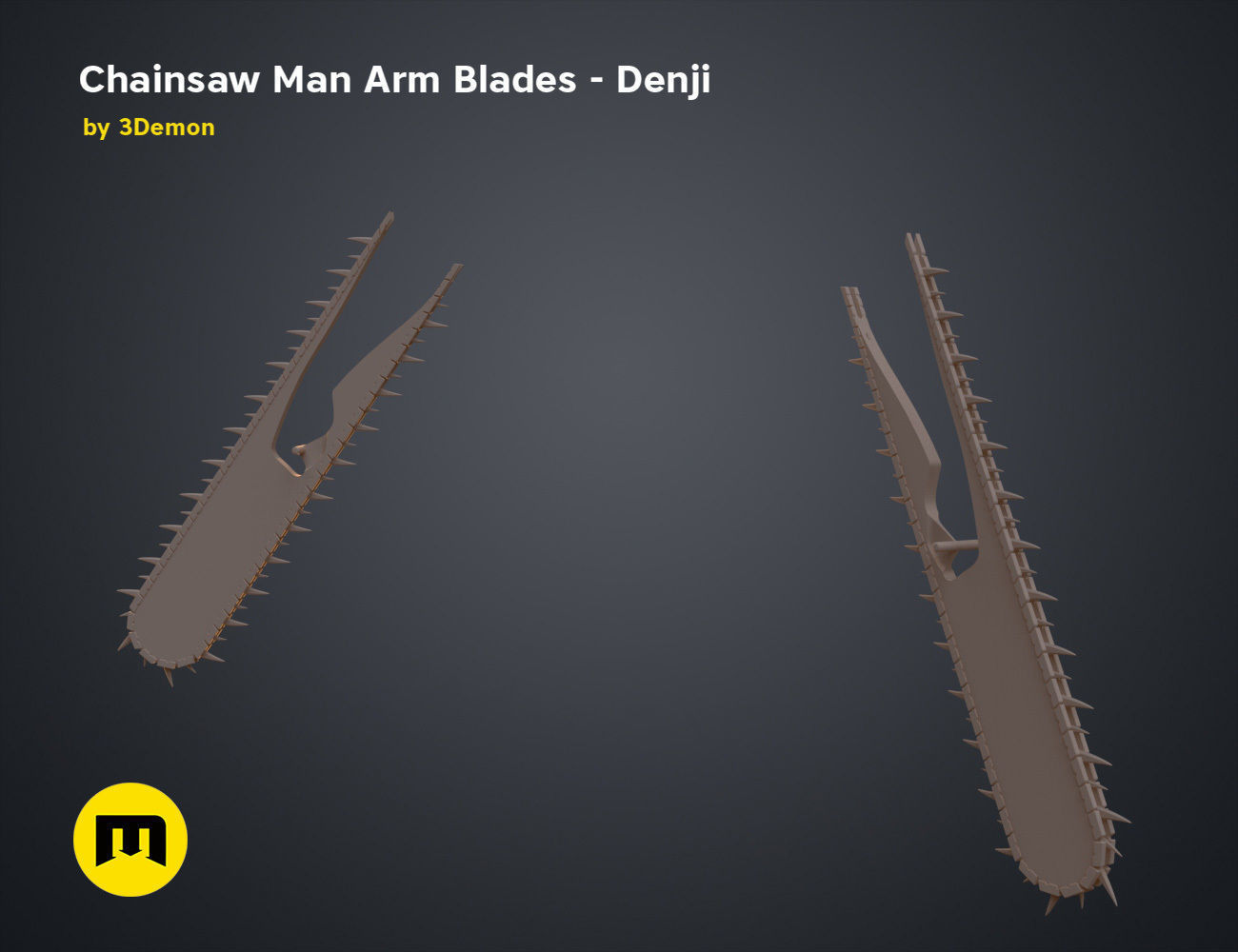 Chainsaw Man Arm Blades - Denji 3D print model_19