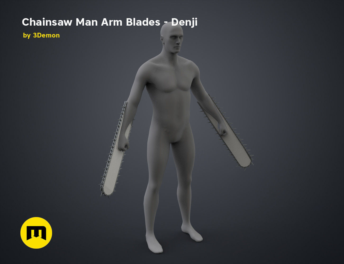 Chainsaw Man Arm Blades - Denji 3D print model_29
