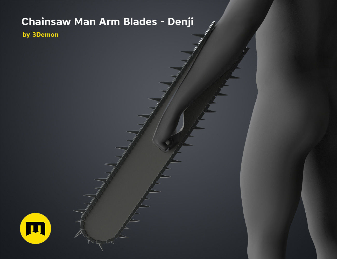 Chainsaw Man Arm Blades - Denji 3D print model_37