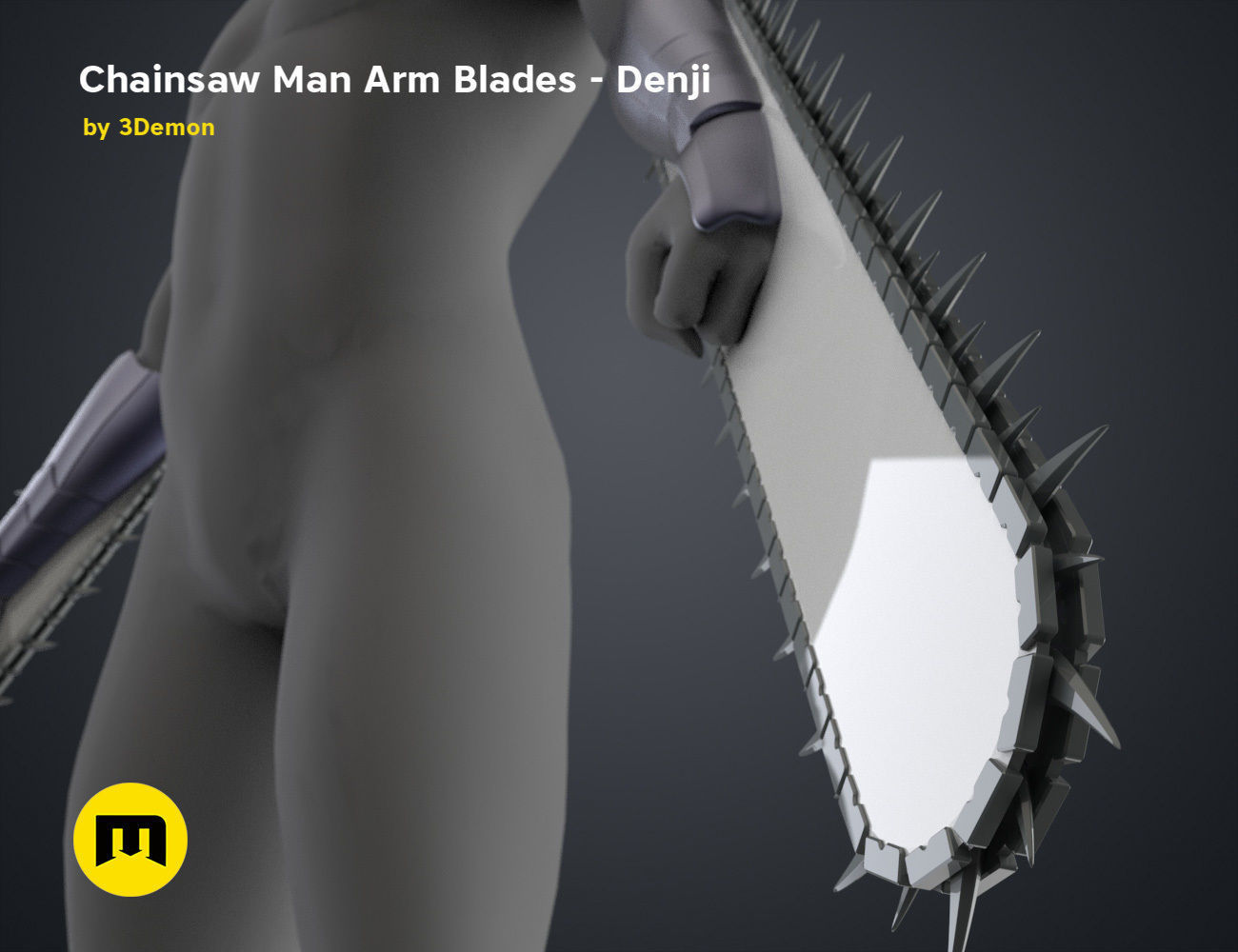 Chainsaw Man Arm Blades - Denji 3D print model_26