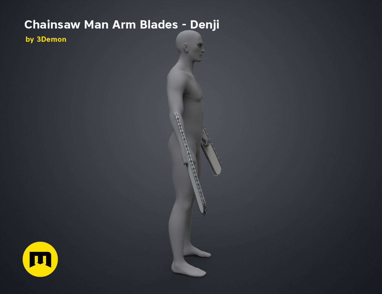 Chainsaw Man Arm Blades - Denji 3D print model_31