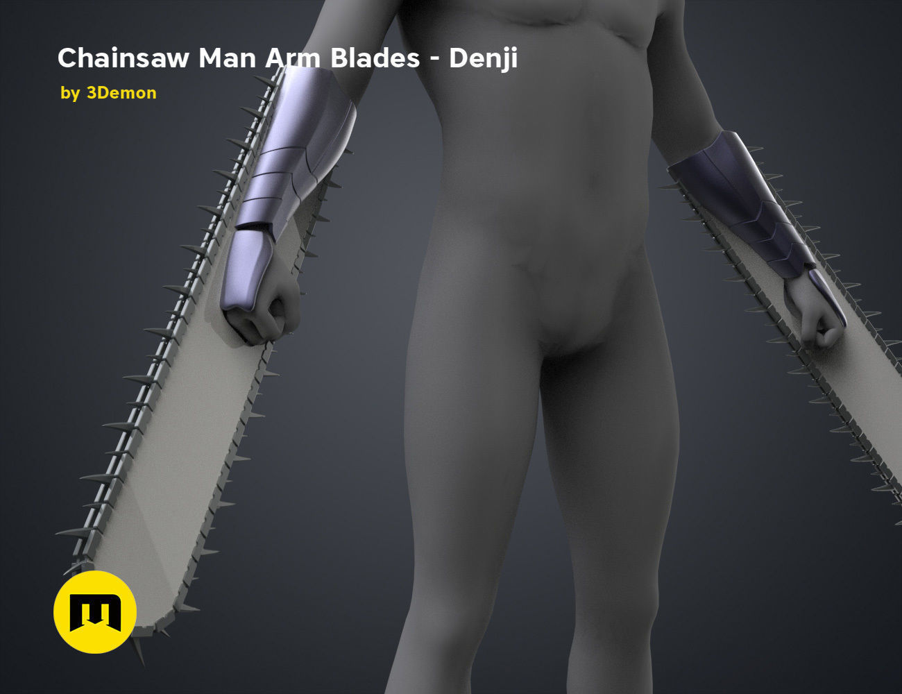 Chainsaw Man Arm Blades - Denji 3D print model_1
