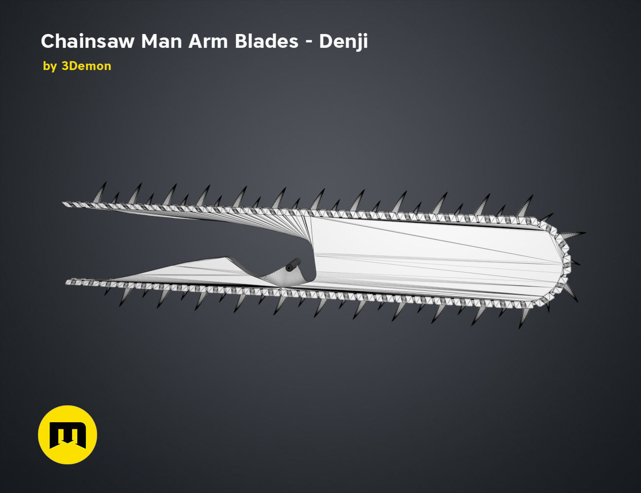 Chainsaw Man Arm Blades - Denji 3D print model_16