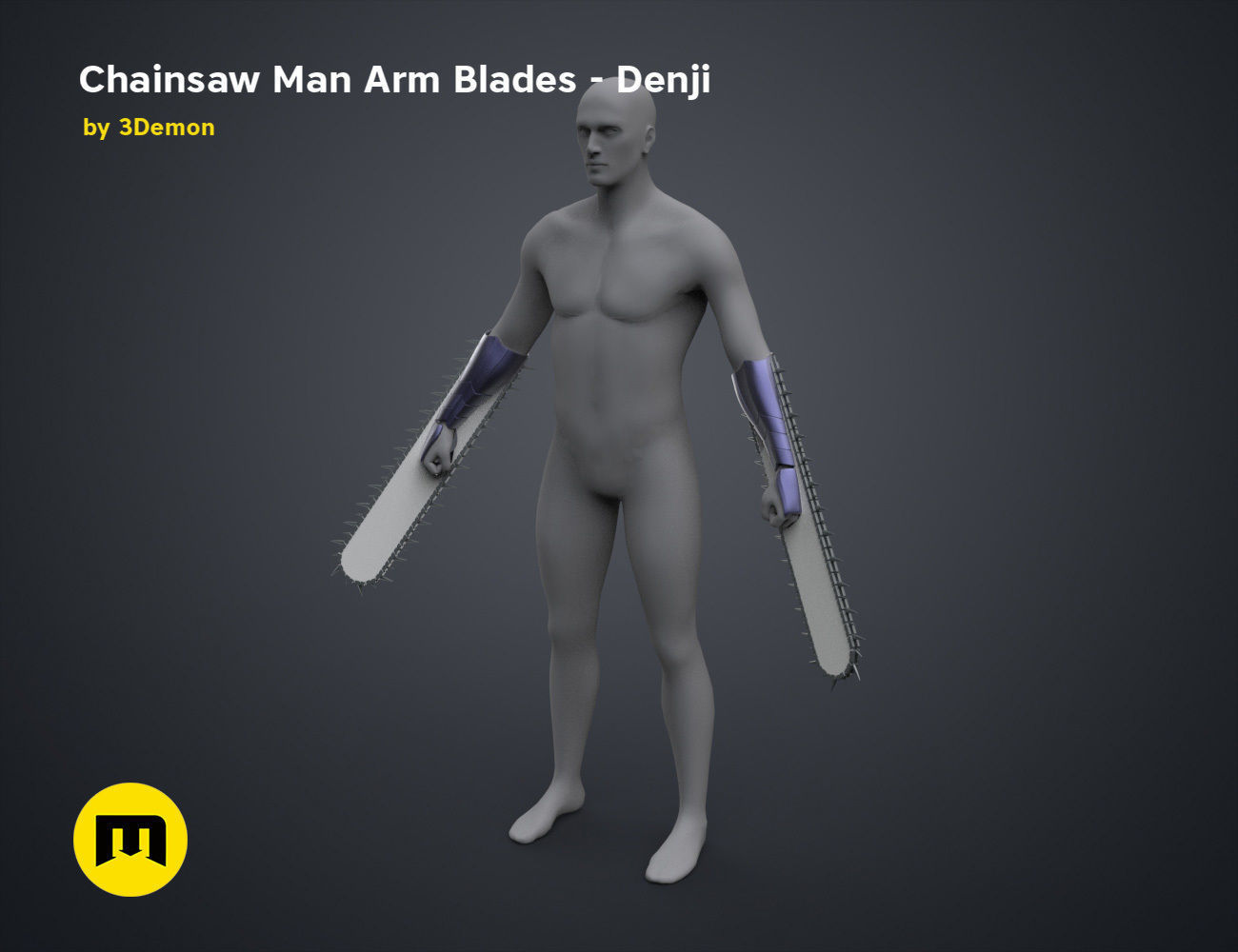 Chainsaw Man Arm Blades - Denji 3D print model_27