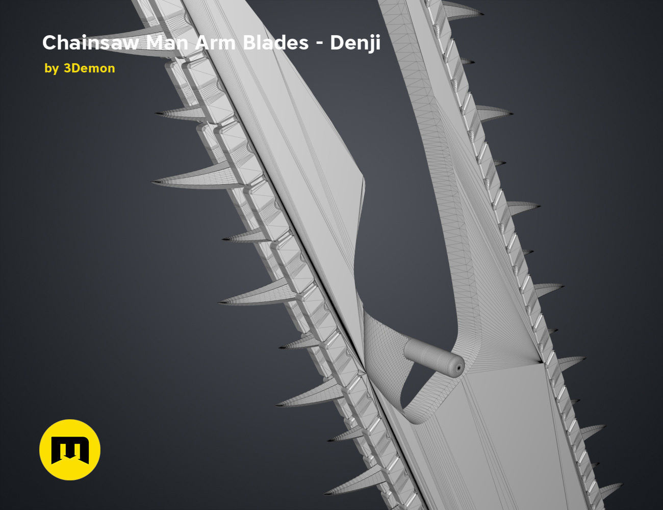 Chainsaw Man Arm Blades - Denji 3D print model_18