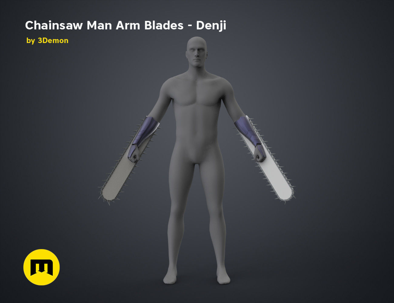 Chainsaw Man Arm Blades - Denji 3D print model_21