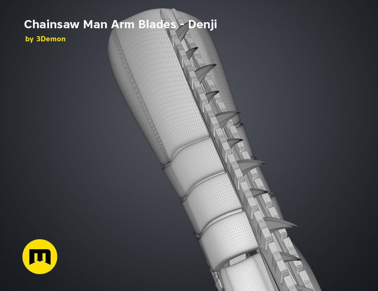 Chainsaw Man Arm Blades - Denji 3D print model_14