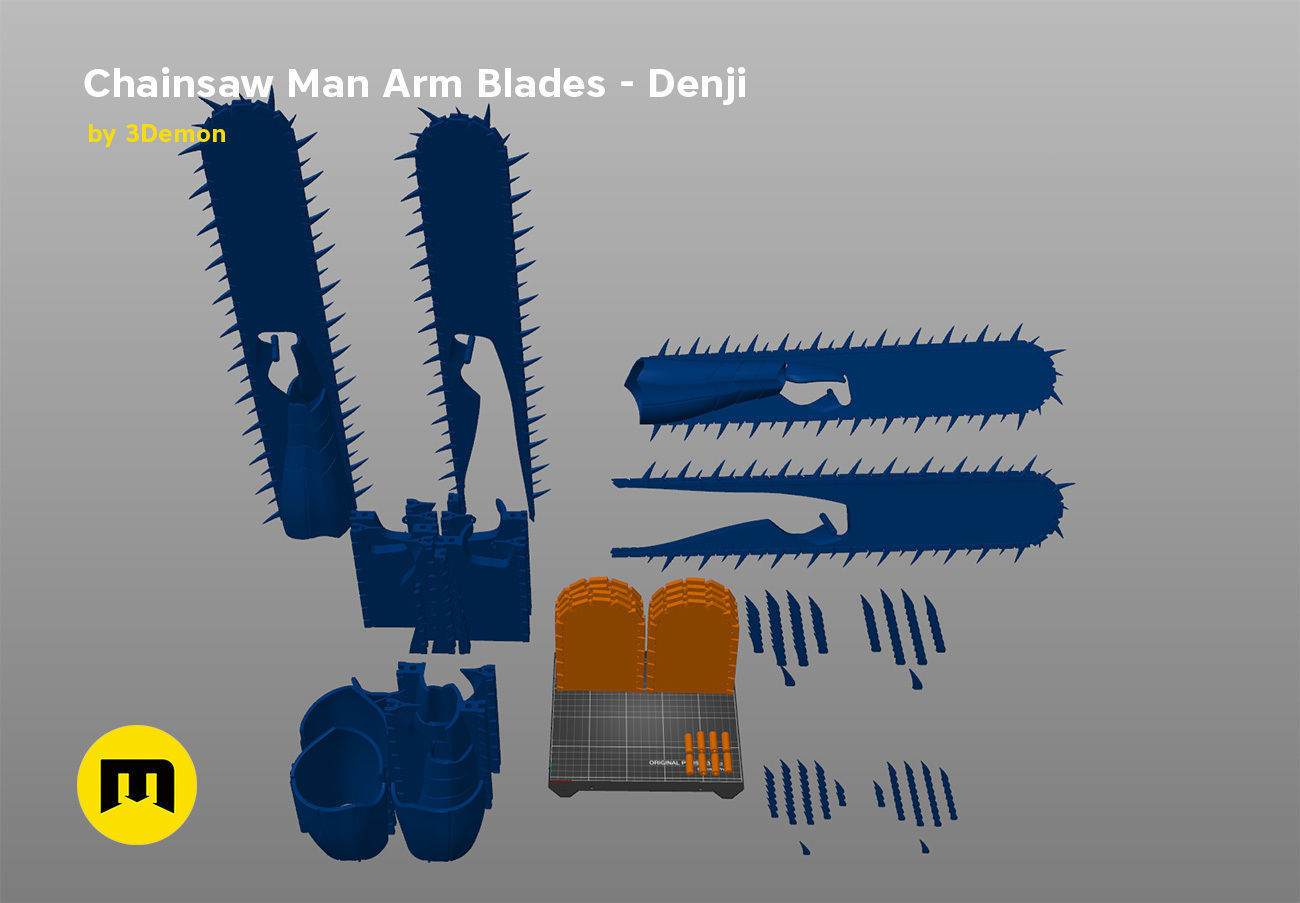 Chainsaw Man Arm Blades - Denji 3D print model_6