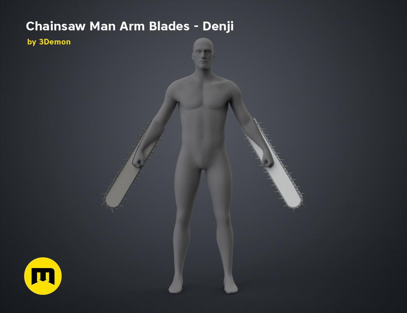 Chainsaw Man Arm Blades - Denji 3D print model_30
