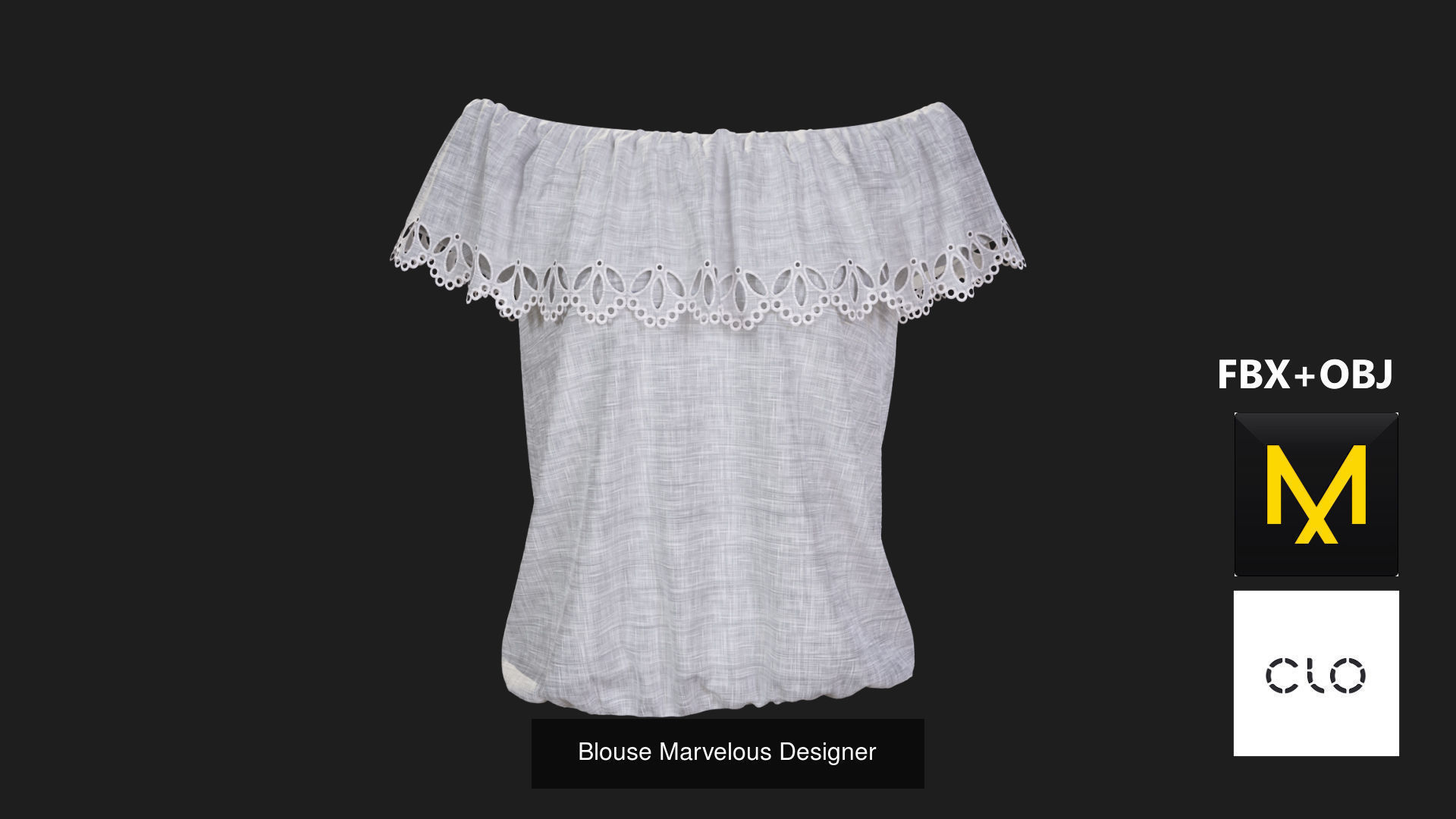 Blouse Collection Marvelous Designer _5