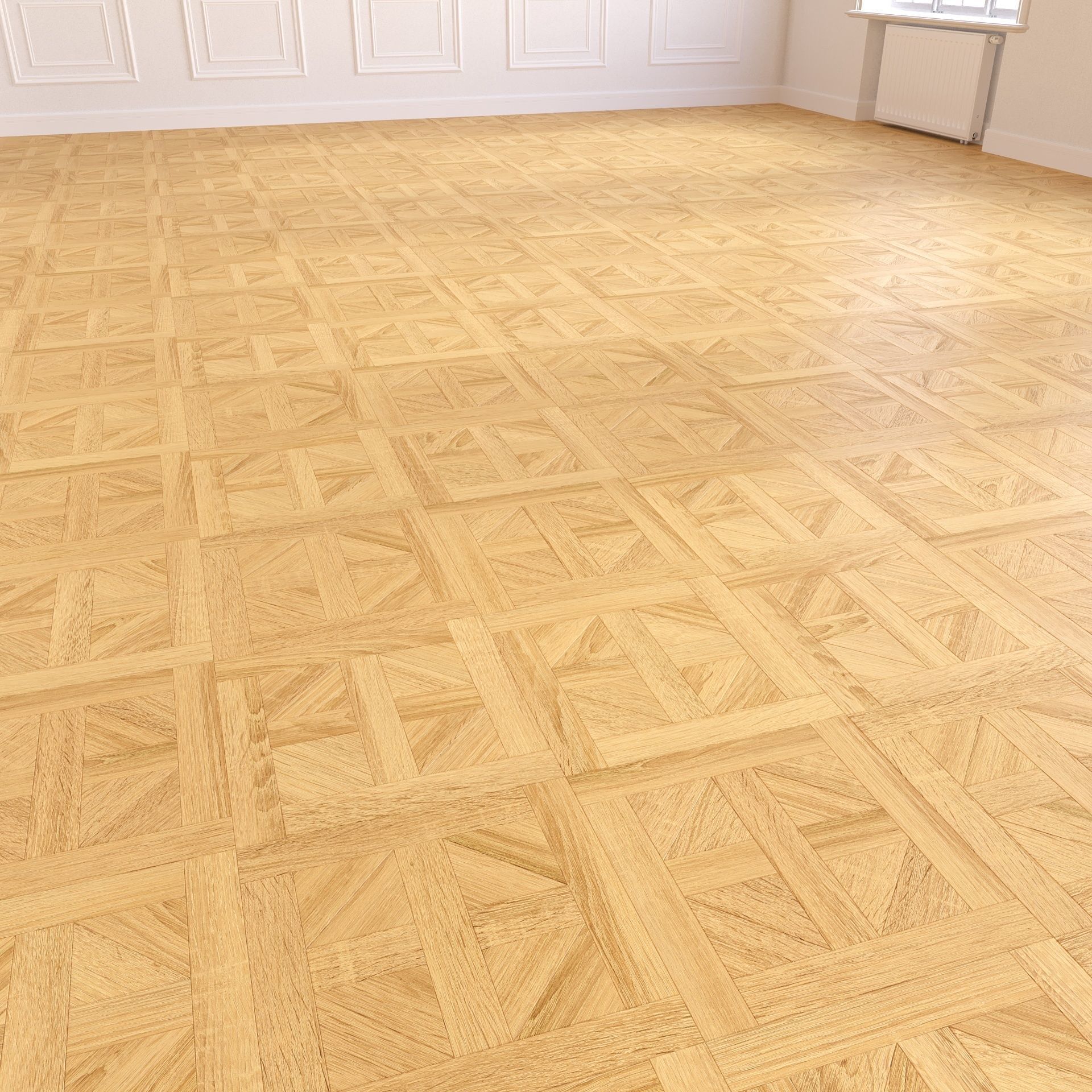 Parquet - Laminate - Wooden floor 3 in 1 3D model_14