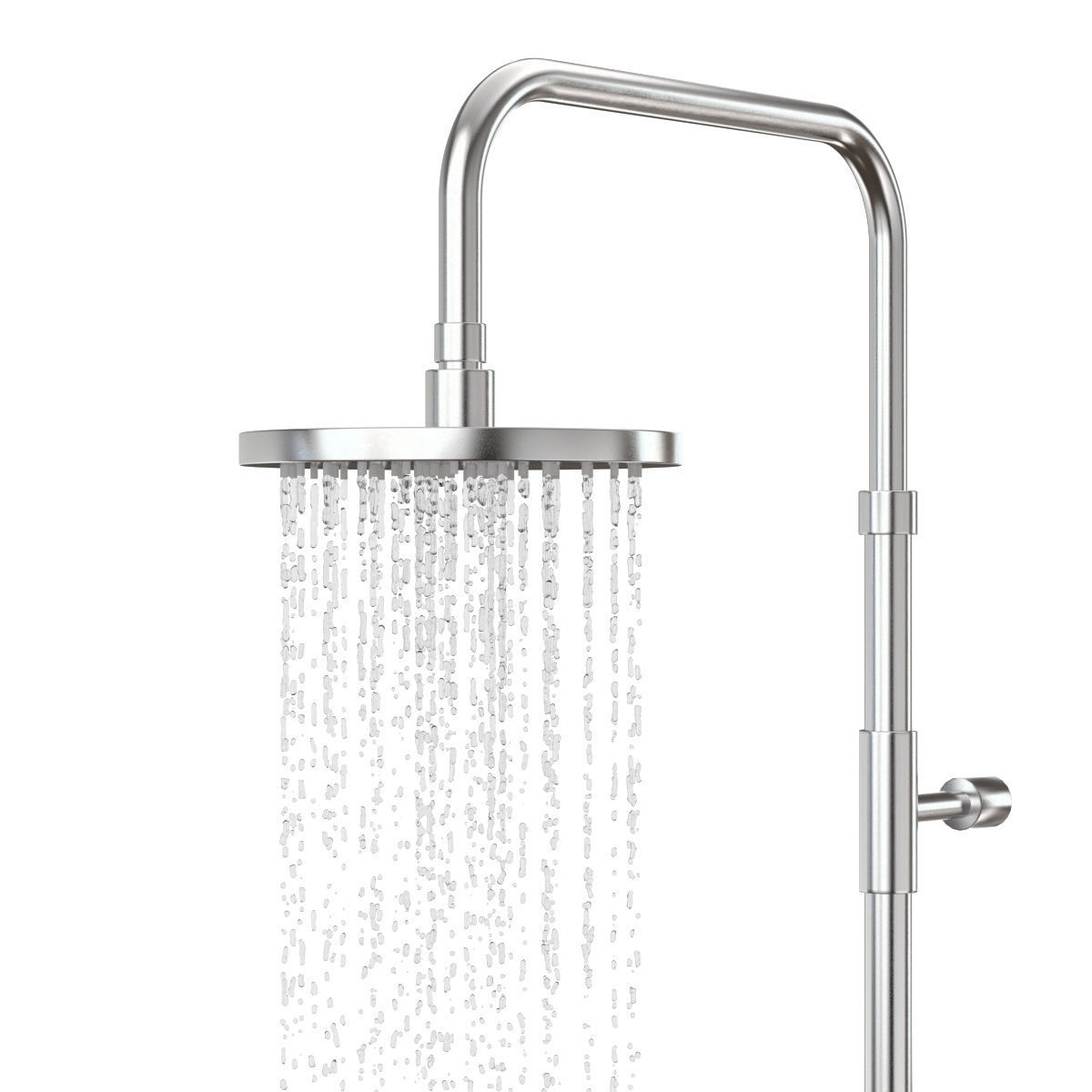 Wall Mounted Shower V4A 3D model_1