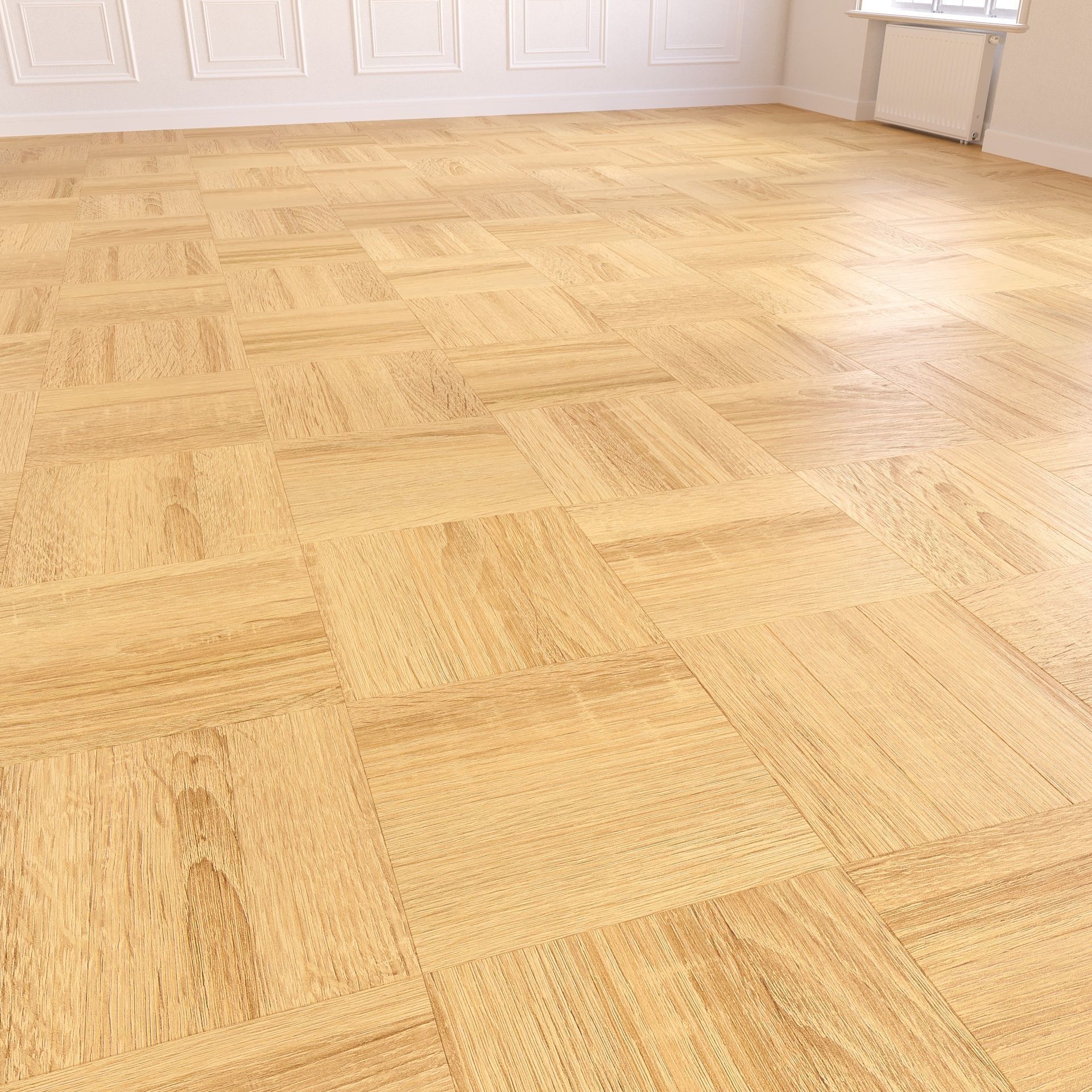 Parquet - Laminate - Wooden floor 3D model_4