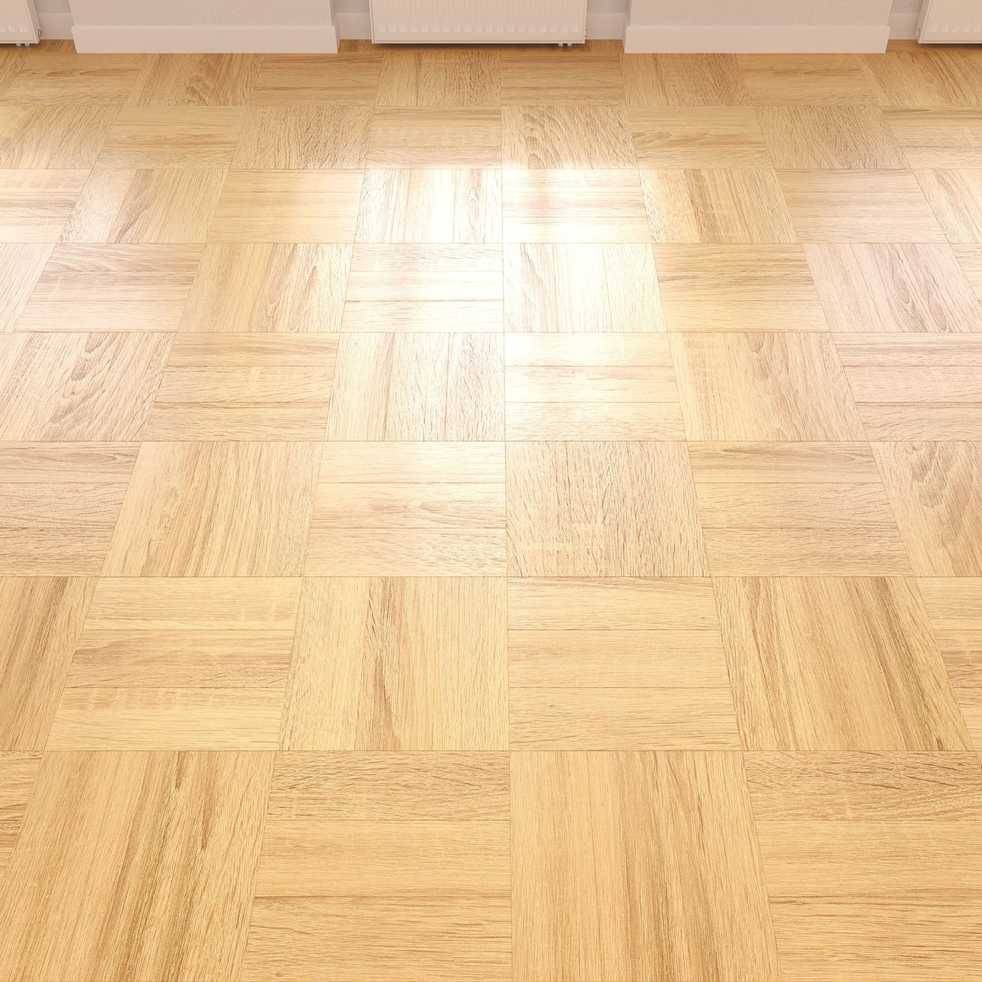 Parquet - Laminate - Wooden floor 3D model_3