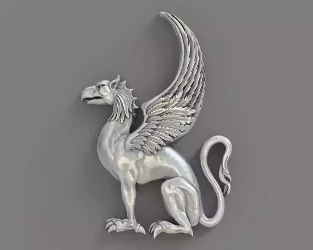Gargoyle silver dragon