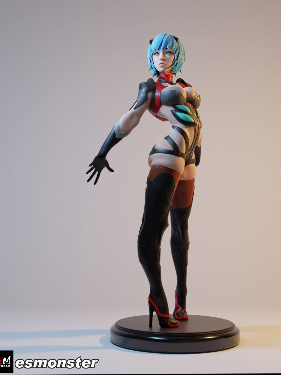 EVA Ayanami Rei 3D print model_2