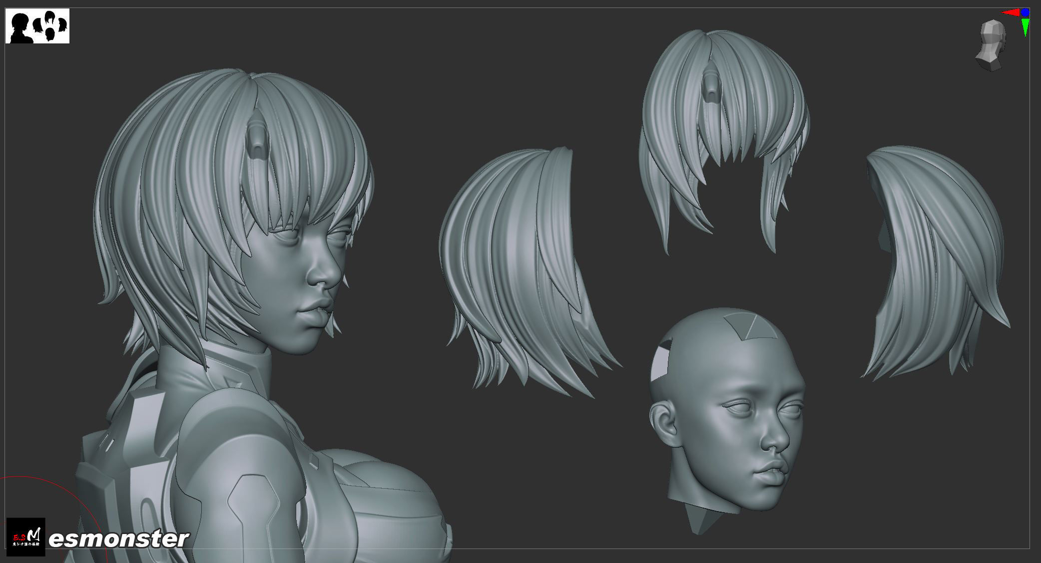 EVA Ayanami Rei 3D print model_19