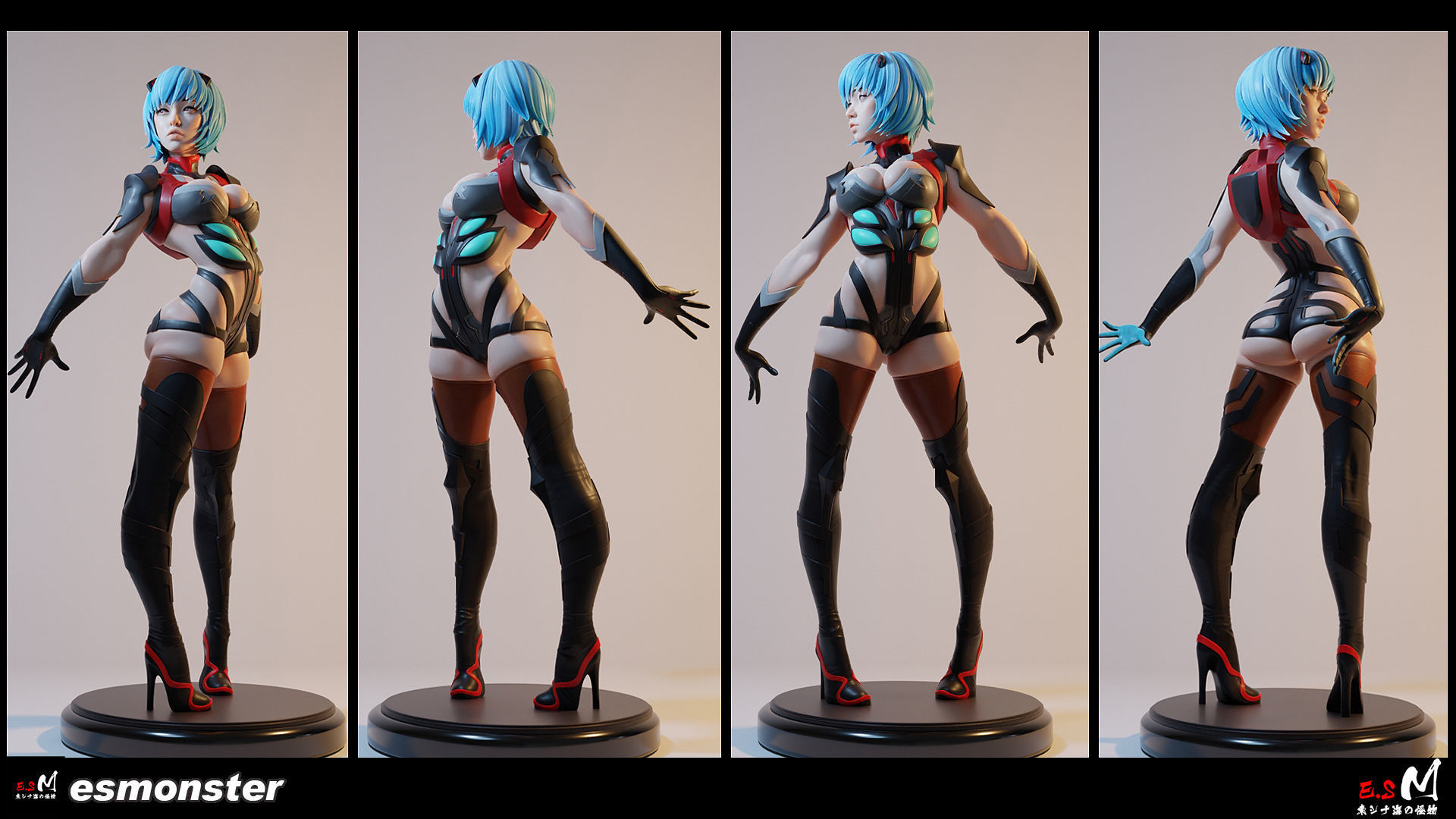 EVA Ayanami Rei 3D print model_9
