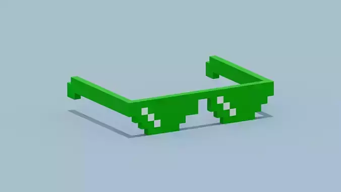 Voxel Green Sunglasses 