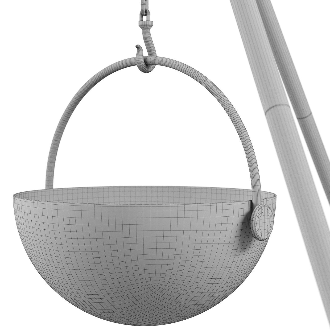 The Dude Cowboy Cauldron 3D model_4