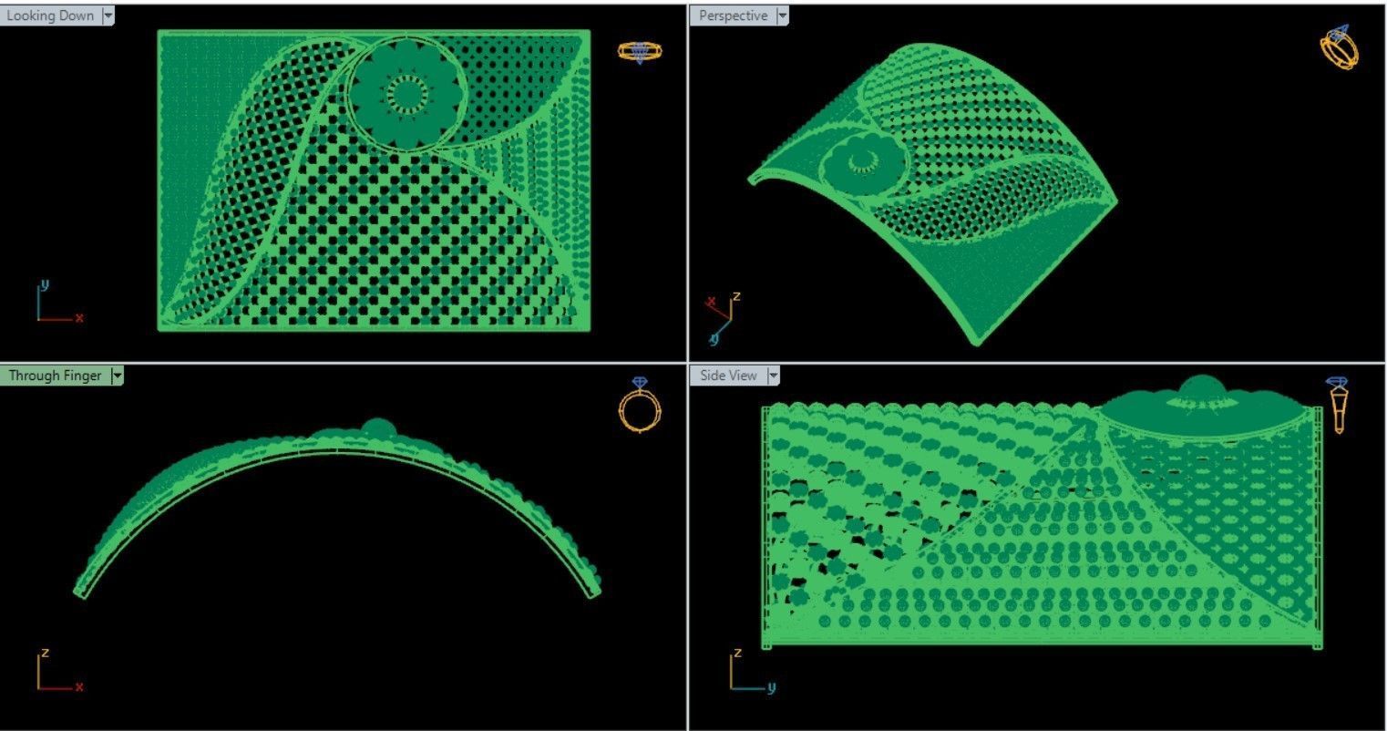 BEAUTIFUL INDIAN BANGLE 3D print model_5