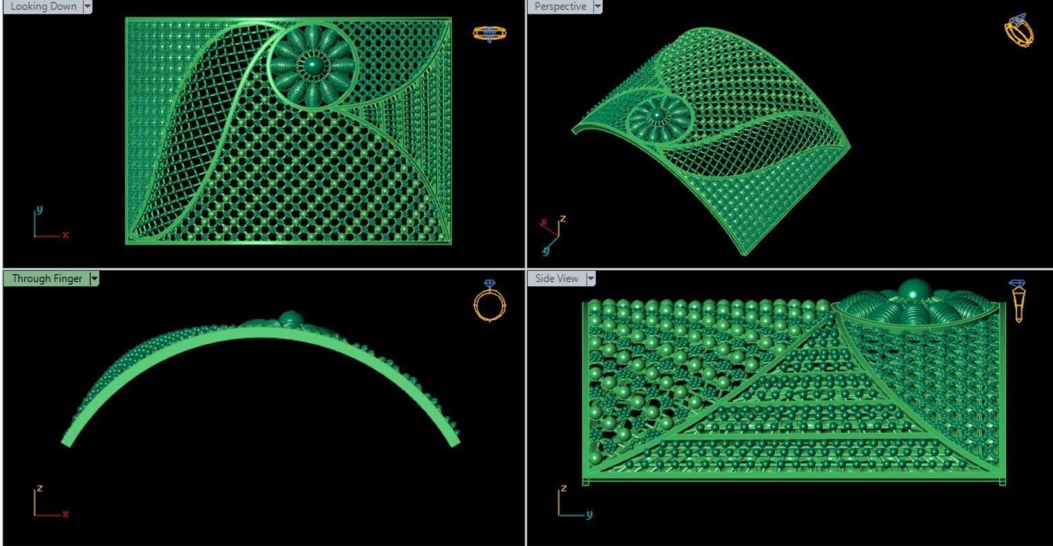 BEAUTIFUL INDIAN BANGLE 3D print model_4