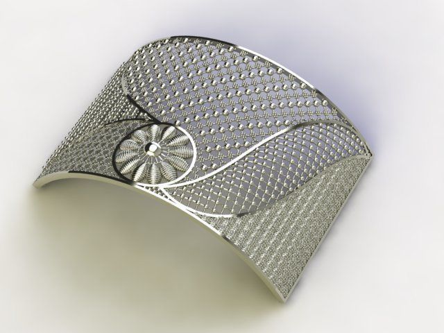 BEAUTIFUL INDIAN BANGLE 3D print model_1