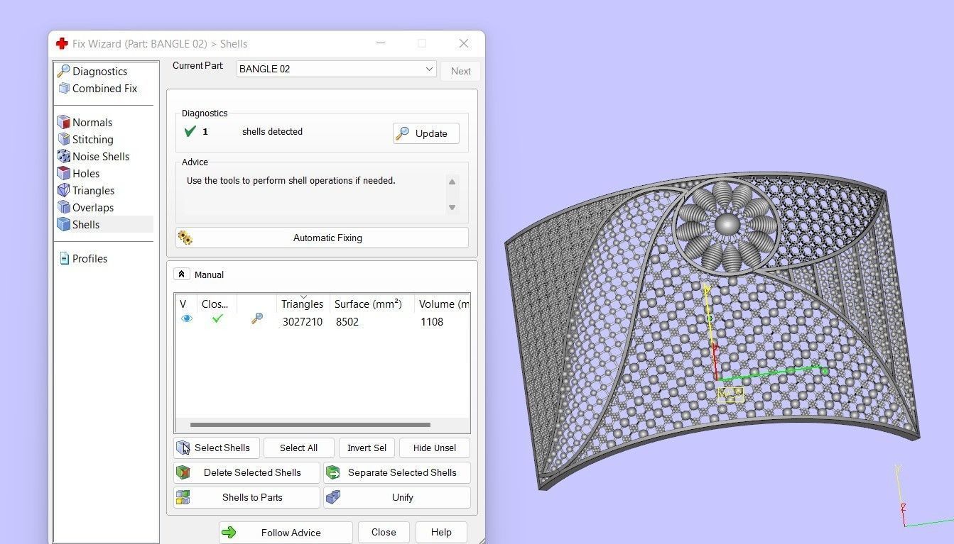 BEAUTIFUL INDIAN BANGLE 3D print model_10