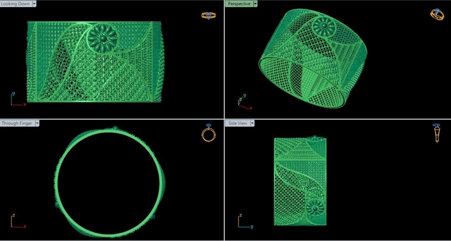 BEAUTIFUL INDIAN BANGLE 3D print model_6