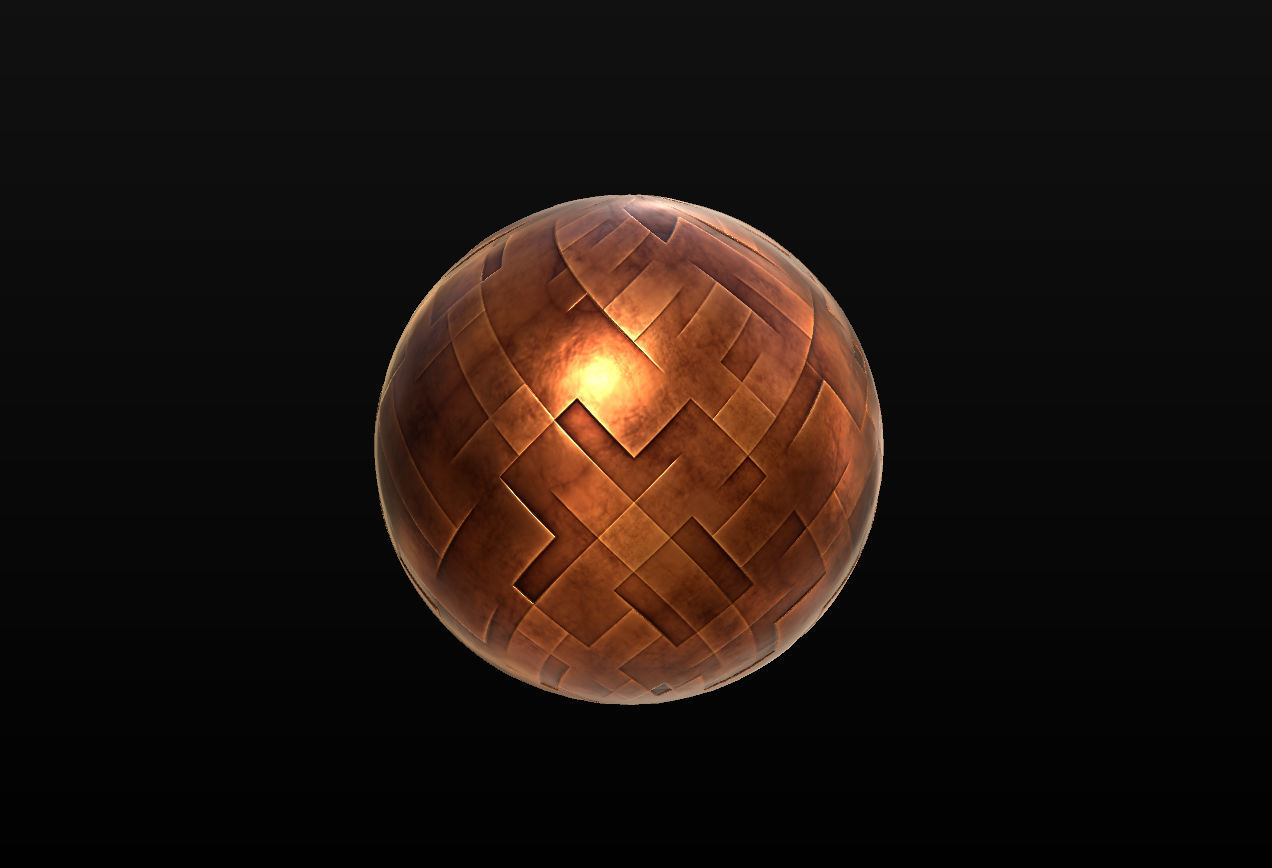 10 Seamless Metal Panels and Grids PBR Materials - Set 2 Texture_7