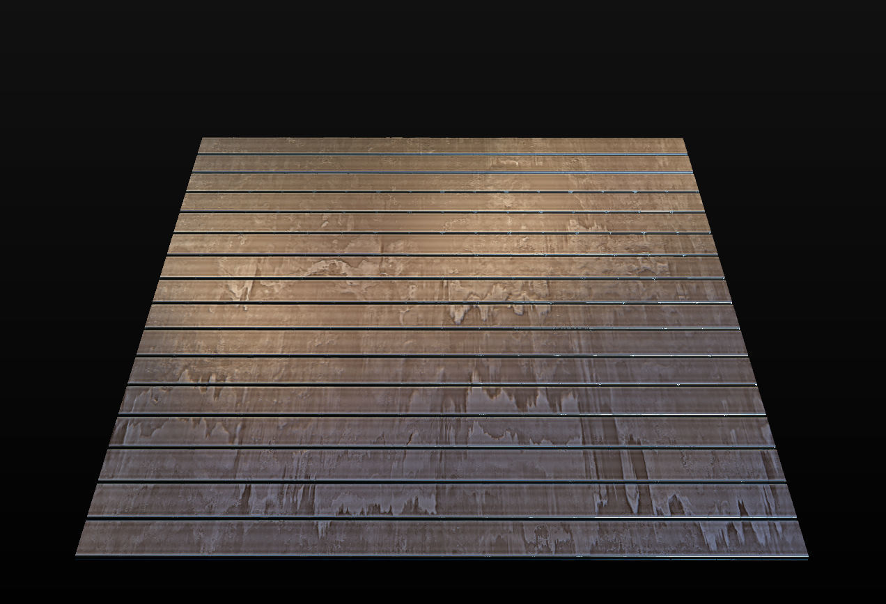10 Seamless Metal Panels and Grids PBR Materials - Set 2 Texture_5