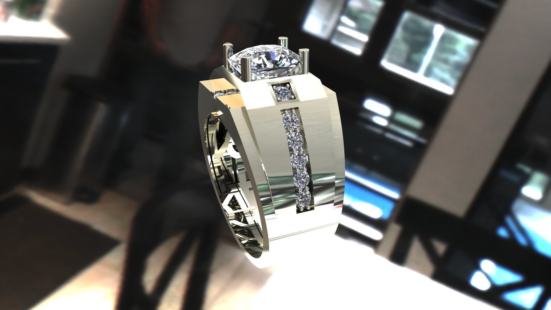 Ring 72  3D print model_1