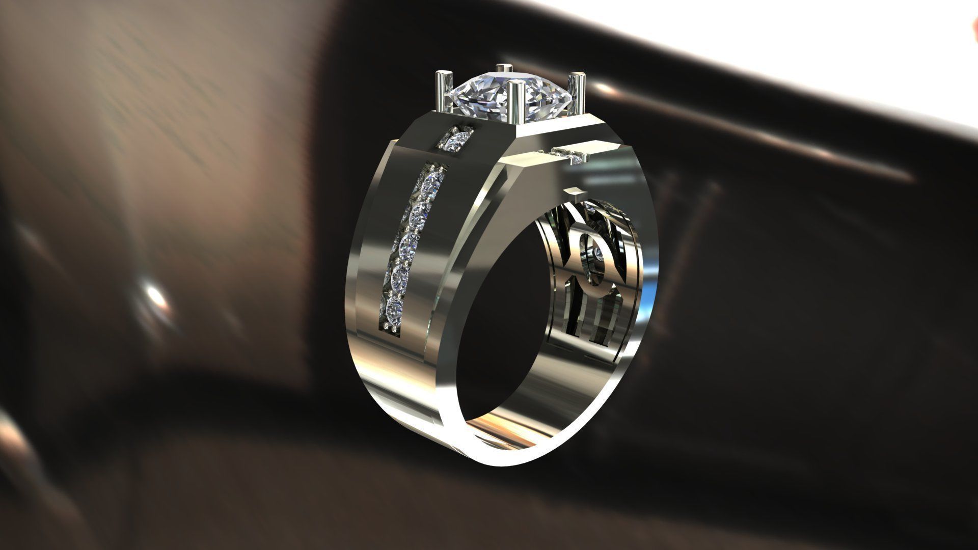 Ring 72  3D print model_2